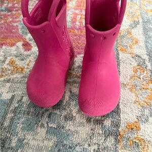 Kids Pink Rain Boots